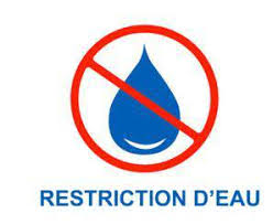 Mesures de restriction d’eau
